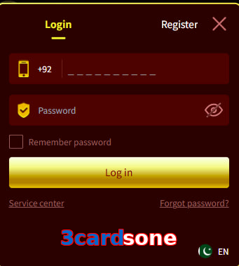 3Cardsone login preview